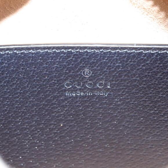 GUCCI GG Supreme Sherry Line Shoulder Bag Pvc Navy Red - Picture 15 of 16